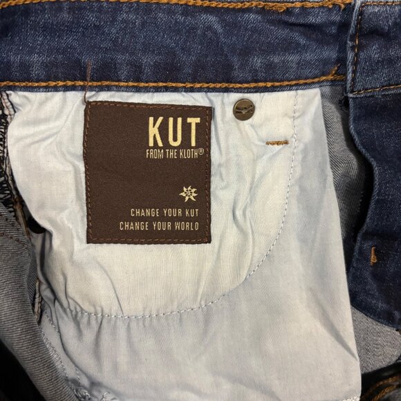 Kut From The Kloth Baby Bootcut Jeans Size 10S Dark Wash Denim - Picture 8 of 9